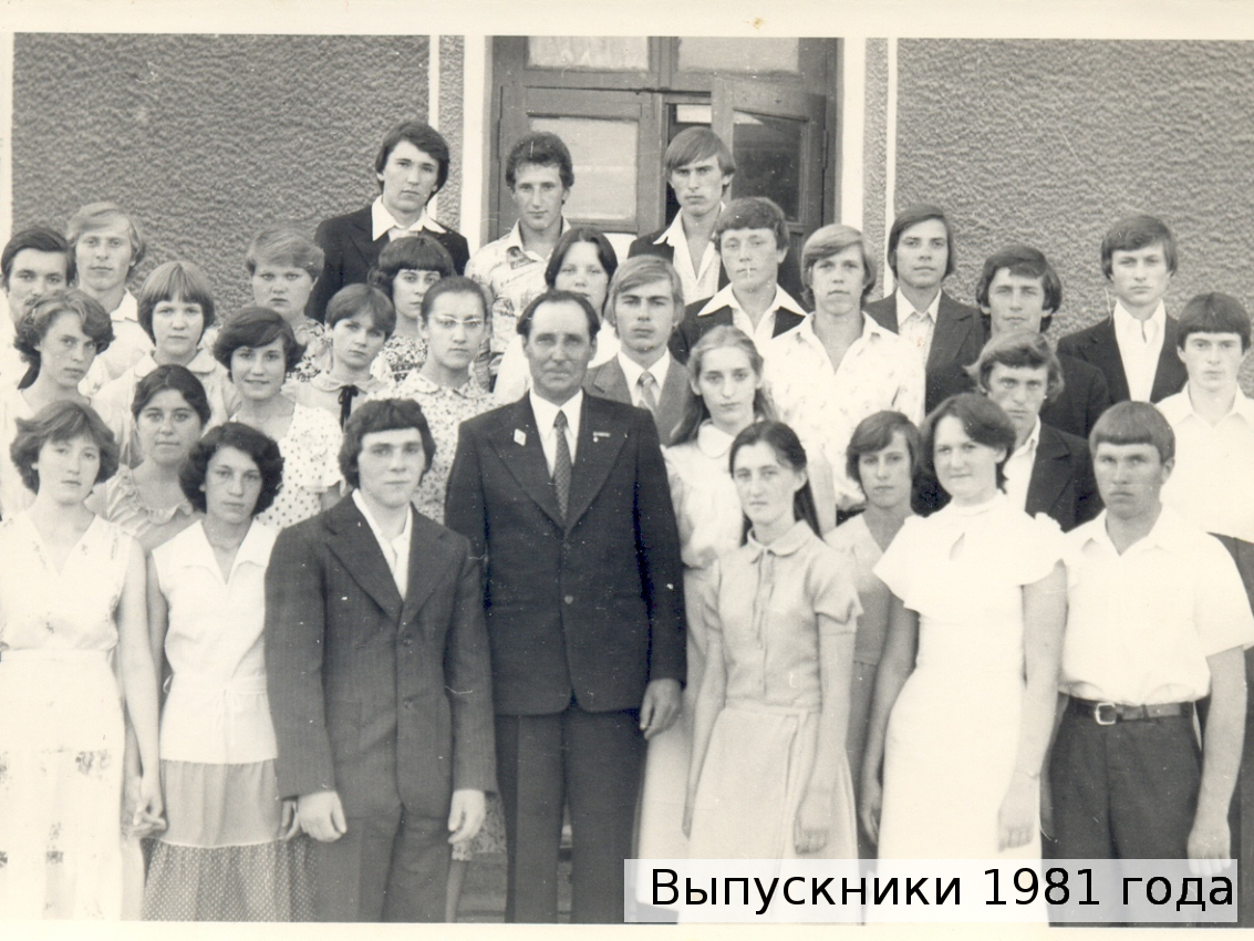 Выпускники 1981 года