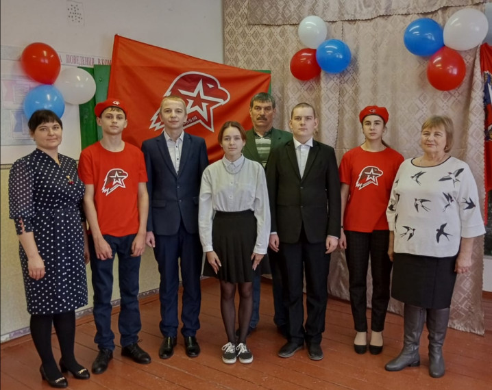 Церемония посвящения в ряды "Юнармии".